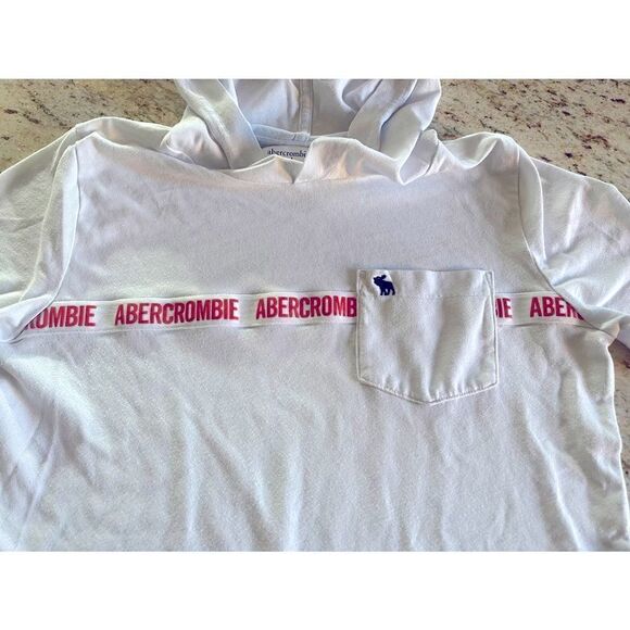 Abercrombie Kids White Short Sleeve Tee, size 13/14 - Picture 5 of 6